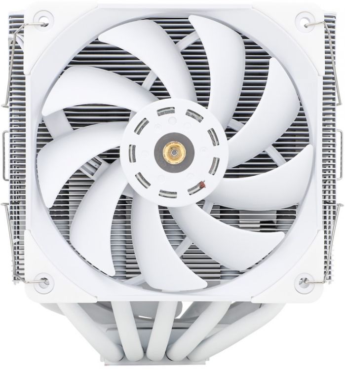 Кулер Thermalright Frost Commander 140 white FC-140-WH LGA115X/1700/1200/2011/-3/2066/AM4 (2*120mm fan, 1850rpm, 82CFM, 29.6dBA, 4-pin PWM)