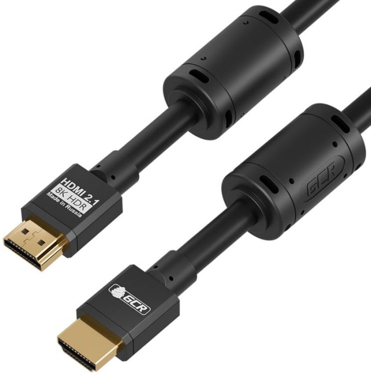 

Кабель интерфейсный Greenconnect GCR-53659 1.0m HDMI 2.1, черный, 8K 60Hz, 4K 144Hz, динамический HDR, 4:4:4, Ultra HD, 48.0 Гбит/с, 3 Х экран, феррит, GCR-53659