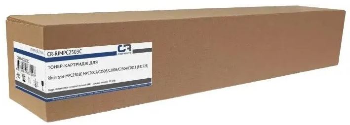 

Тонер-картридж CopyRite CR-RIMPC2503C для Ricoh type MPC2503E MPC2003/C2503/С2004/С2504/С2011 (841928), 9500 стр, cyan, CR-RIMPC2503C