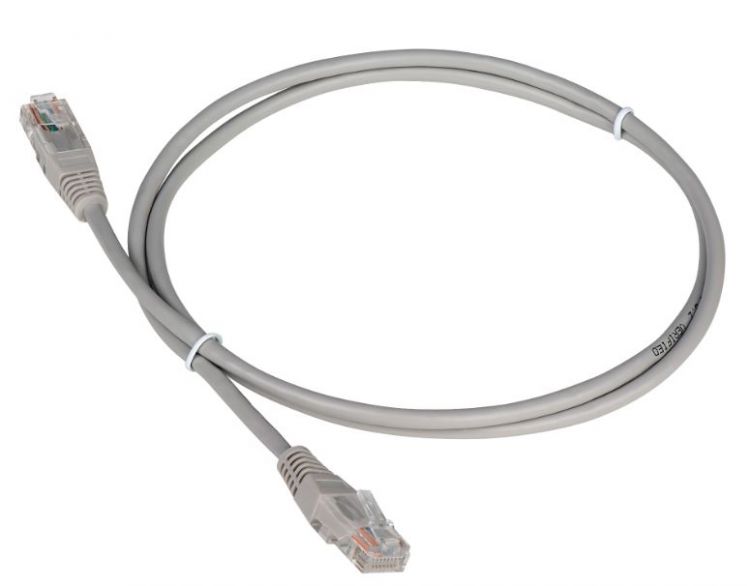 

Кабель патч-корд U/UTP 5e кат. 1м. TWT TWT2-45-45-1.0-GY RJ45 - RJ45, 2 пары, серый, TWT2-45-45-1.0-GY