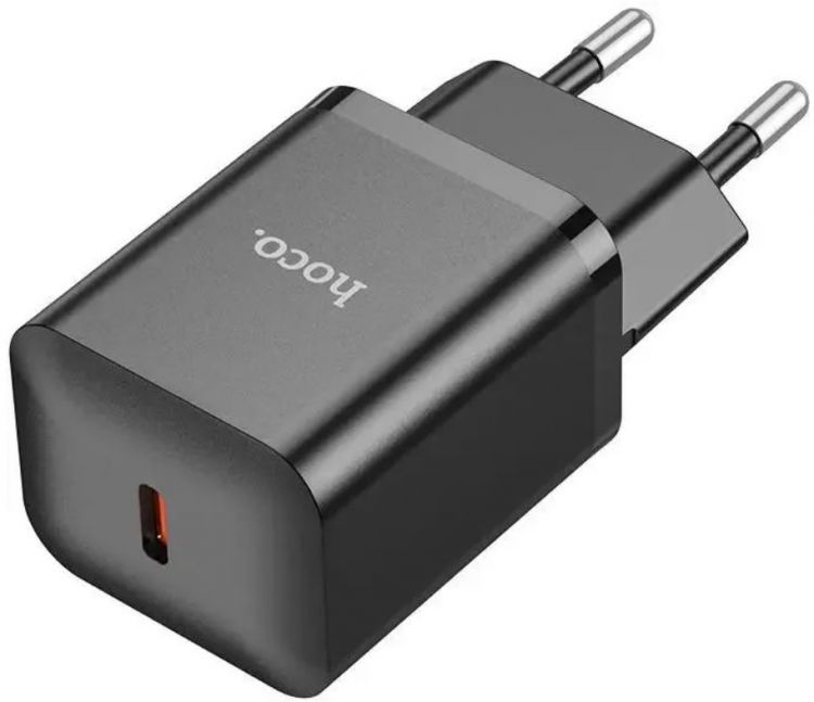 

Зарядное устройство сетевое Hoco N27 20W 3A+2.22A+1.67A (PD+QC+AFC) USB-C универсальное черный, N27