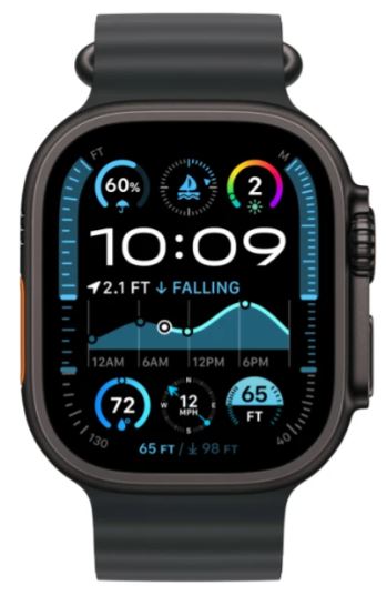 

Часы Apple Watch Ultra 2 GPS + Cellular 49mm MX4P3 Black Titanium Case with Black Ocean Band, Watch Ultra 2 GPS + Cellular 49mm