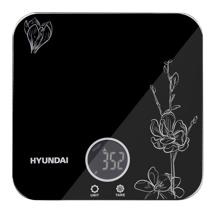 Весы Hyundai HYS-KG421 электронные, макс.вес: 5кг, черный
