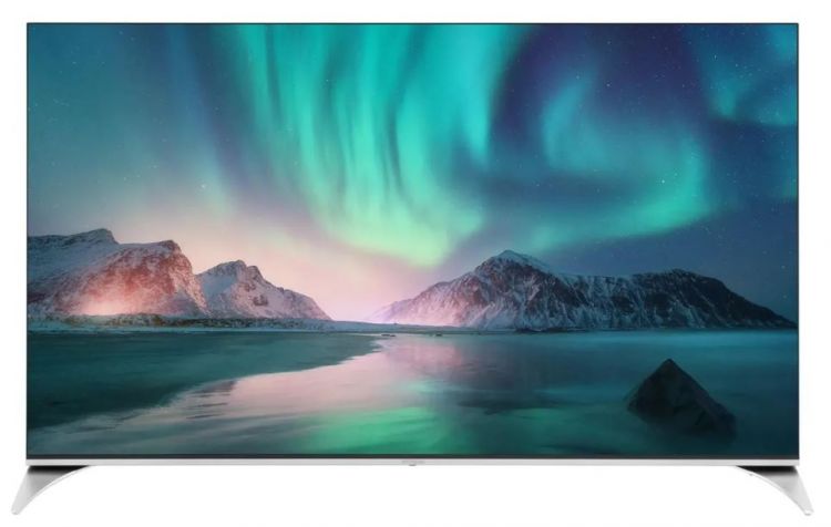 Телевизор Hyundai H-LED65QBU7500 Android TV Frameless черный 4K Ultra HD 60Hz DVB-T DVB-T2 DVB-C DVB-S DVB-S2 USB WiFi Smart TV