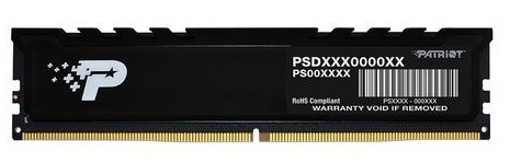 Модуль памяти DDR5 8GB Patriot Memory PSP58G480041H1 Signature Premium PC5-38400 4800MHz CL40 1.1V
