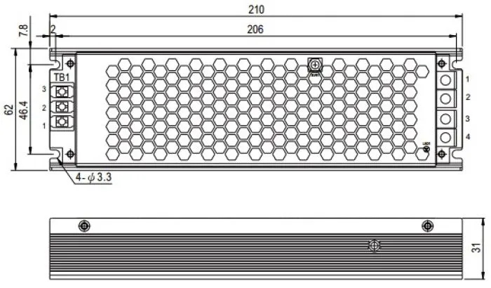 Mean Well HSN-200-5A