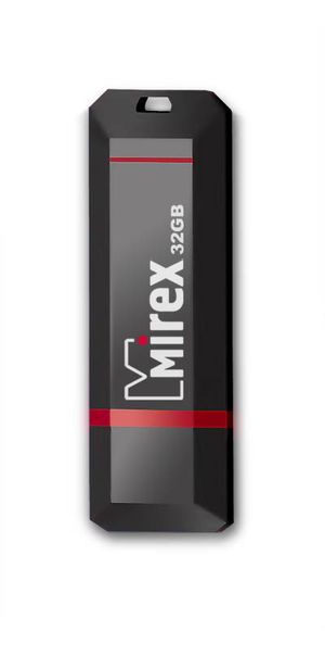 Накопитель USB 2.0 32GB Mirex KNIGHT 13600-FMUKNT32 чёрный (ecopack)