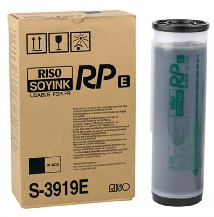 Краска Riso S-3919E чёрная 1000 ml для series FR/RP, цвет черный