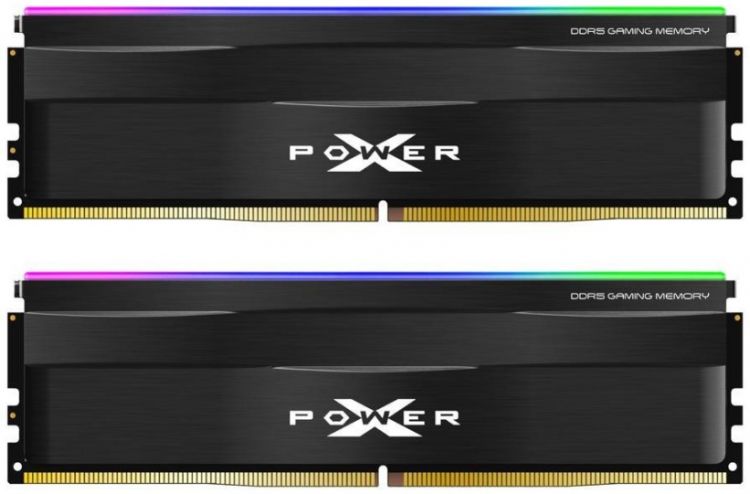 

Модуль памяти DDR5 32GB (2*16GB) Silicon Power SP032GXLWU560FDF XPOWER Zenith RGB PC5-44800 5600MHz CL40 1.25V black, SP032GXLWU560FDF