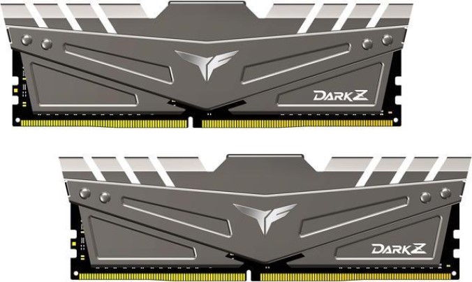 

Модуль памяти DDR4 16GB (2*8GB) Team Group TDZGD416G3600HC18JDC01 T-FORCE DARK Z gray PC4-28800 3600, TDZGD416G3600HC18JDC01