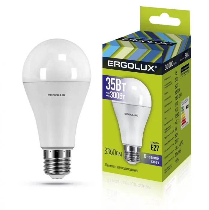 фото Ergolux LED-A70-35W-E27-6K