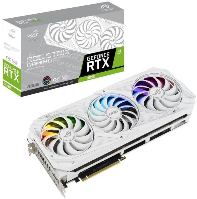 ASUS GeForce RTX 3090 ROG STRIX WHITE OC (ROG-STRIX-RTX3090-O24G-WHITE)