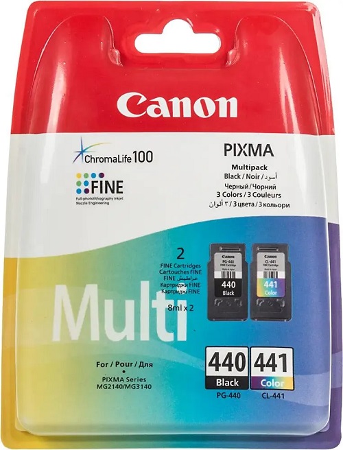 Картридж Canon PG-440/CL-441 5219B005 180стр., черный и трехцветный