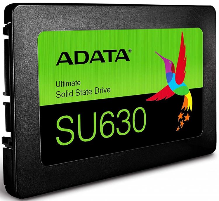Накопитель SSD 2.5'' ADATA ASU630SS-960GQ-R Ultimate SU630 960GB SATA 6Gb/s QLC 520/450MB/s IOPS 40K/65K MTBF 1.5M накопитель ssd synology sata2 5 960gb 6gb s sat5210 960g