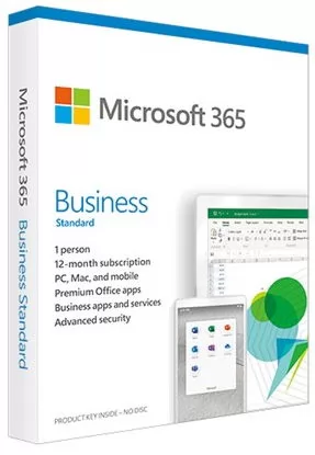 Microsoft M365 Bus Standard Retail Russian Subscr 1YR Russia Only Medialess P8