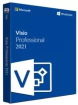 Microsoft Visio Professional 2021 Win English Medialess P8