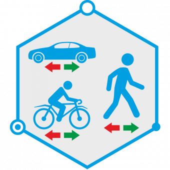 ПО TRASSIR Direction Detector детектор движения (человека, автомобиля, велосипеда) в запрещенном нап