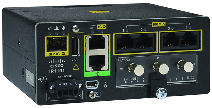 

Маршрутизатор промышленный Cisco IR1101-K9 IR1101 Industrial Integrated Services Router Rugged, IR1101-K9