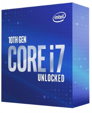 

Процессор Intel Core i7-10700K BX8070110700K Comet Lake 8C/16T 3.8-5.1GHz (LGA1200, DMI 8GT/s, L3 16MB, UHD Graphics 630 1.2GHz, 14nm, 95W) Box, Core i7-10700K