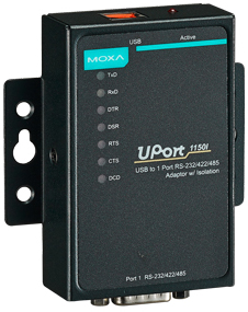 Преобразователь MOXA UPort 1150I 1-портовый USB в RS-232/422/485 с изоляцией 2 КВ