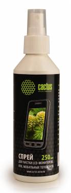 

Спрей Cactus CS-S3002 для LCD-мониторов, КПК, мобильных телефонов, 250 мл, CS-S3002