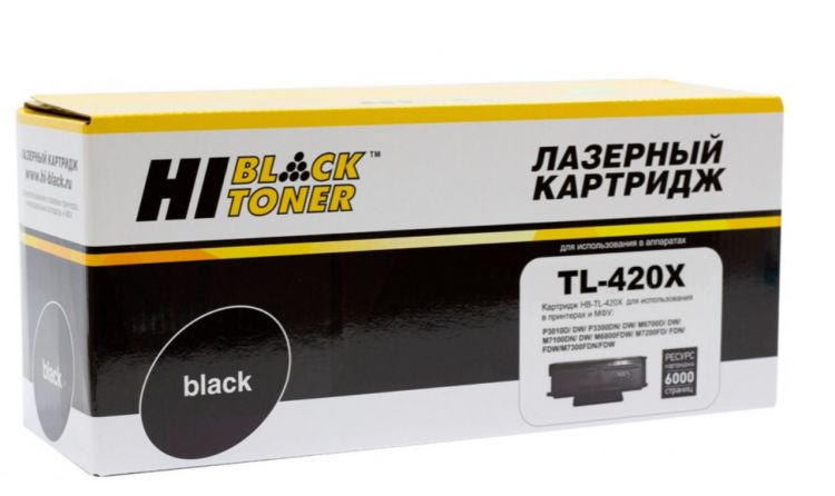 Тонер-картридж Hi-Black 98971450 (HB-TL-420X) для Pantum M6700/P3010, 6К - фото 1