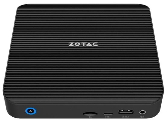 Платформа Zotac ZBOX CI343 N100, 1x DDR5-4800, M.2 SSD slot, 2x GLAN, WIFI, BT, DP/HDMI EU+UK PLUG, passive cooling цена и фото