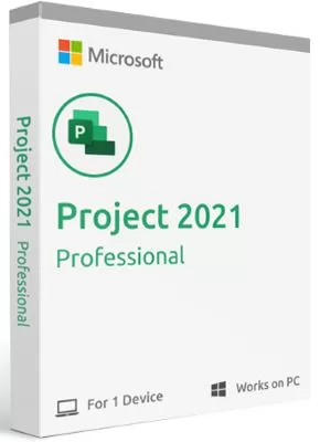 Microsoft Project Professional 2021 Win English Medialess P8
