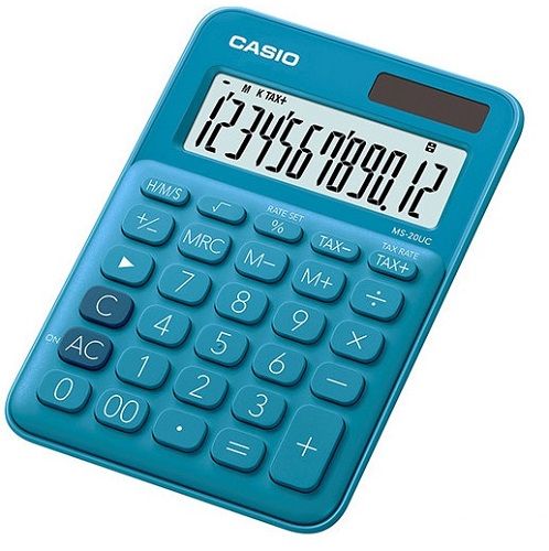 

Калькулятор настольный Casio MS-20UC-BU-S-EC, MS-20UC-BU-S-EC