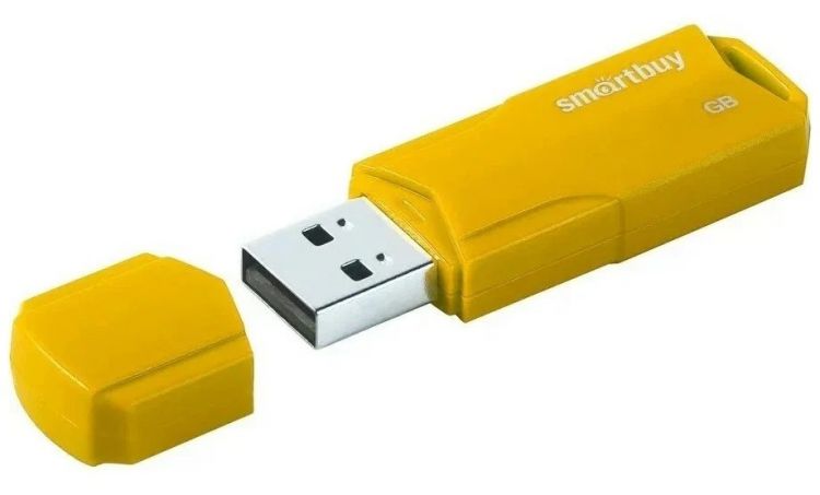 

Накопитель USB 2.0 SmartBuy SB4GBCLU-Y 4GB CLUE yellow, SB4GBCLU-Y