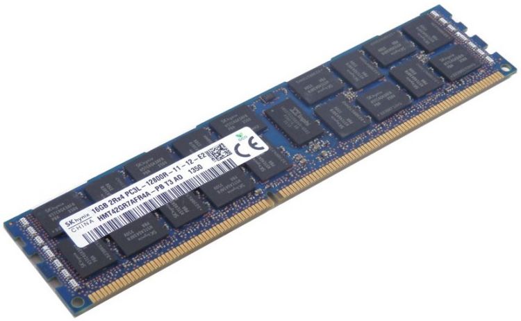 Модуль памяти DDR3L 16GB Hynix original HMT42GR7AFR4A-PB 1600MHz ECC Registered CL11