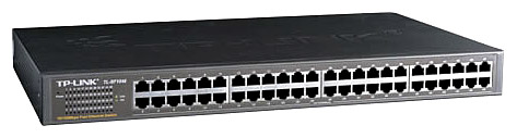 Коммутатор неуправляемый TP-LINK TL-SF1048 48xUTP 10/100, 19 коммутатор tp link tl sg1008d неуправляемый 8 портов 10 100 1000мбит с
