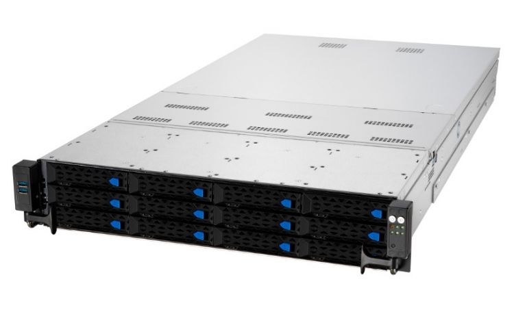 Серверная платформа 2U ASUS RS720-E10-RS12 (2*LGA4189, C621A, 32*DDR4 (3200), 8*3.5 SATA/SAS HS, 4*3.5 NVMe, 2*M.2, 9*PCIE, 1600W Redundant 1+1, VGA серверная платформа 2u gigabyte r282 z93 2 lga4094 32 ddr4 3200 12 3 5 2 5 sata sas gen4 2xpcie x16 2 usb vga 2 2000w