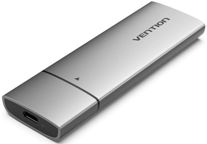 

Внешний корпус Vention KPFH0 для SSD Vention USB 3.1 Gen 2-C M.2 NGFF (B-Key/B&M Key) Серый, KPFH0