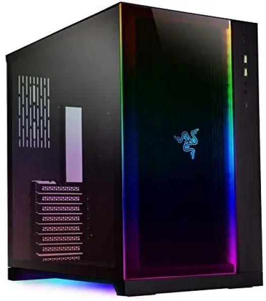 

Корпус eATX Lian Li PC-O11 Dynamic Razer Edition черный, без БП, боковая и фронтальная панели из закаленного стекла, USB Type-C, 2*USB 3.0, audio, PC-O11 Dynamic Razer Edition