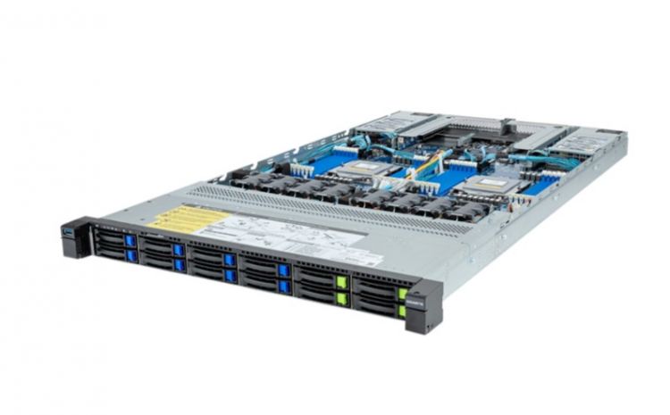 

Серверная платформа 1U GIGABYTE R183-Z92-AAD2 (2*SP5, 24*DDR5 (4800), 4*2.5" Gen4 NVMe/SATA/SAS HS, 8*2.5" SATA/SAS HS, 3*M.2, 2*PCIE, 2*OCP, 2*Glan,, R183-Z92-AAD2