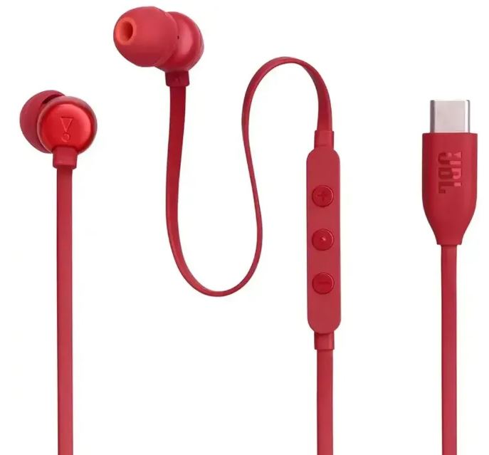 

Гарнитура JBL TUNE 310C Наушники JBL красные (USB-C, 9 мм) (541301), TUNE 310C