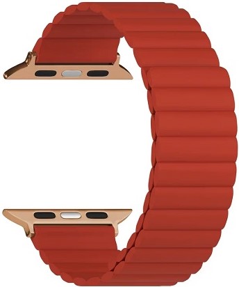 Ремешок на руку Lyambda ACRUX DSJ-30-44-RD cиликоновый для Apple Watch 42/44/45 mm red
