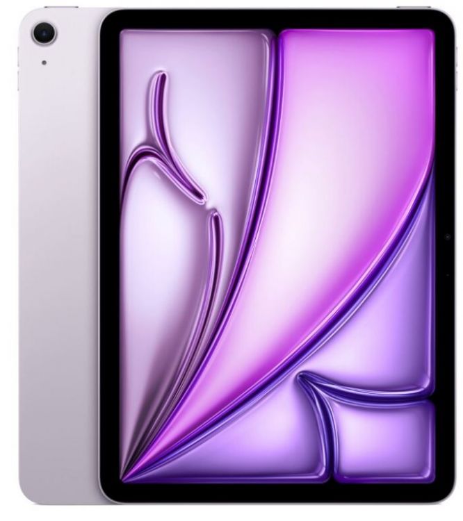 

Планшет 11" Apple iPad Air (2024) Wi-Fi + Cellular 256GB (6th Gen) Purple (MUXL3ZP/A), iPad Air (2024) Wi-Fi + Cellular 256GB