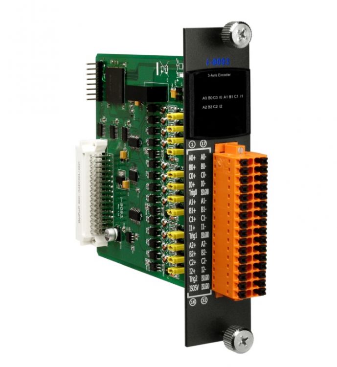 

Модуль ICP DAS I-9093 CR 3-axis High-speed Encoder Module with Compare Trigger Output (RoHS), I-9093 CR