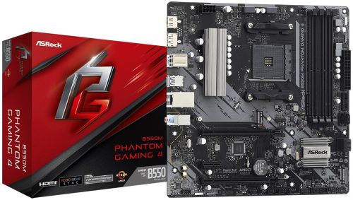 Материнская плата mATX ASRock B550M PHANTOM GAMING 4