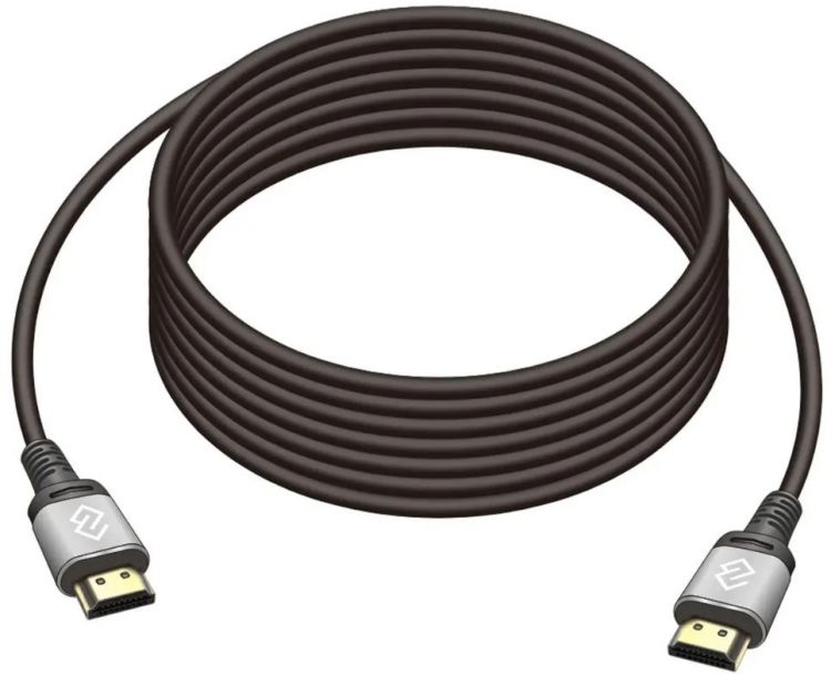 

Кабель интерфейсный Digma D-HDMI-V2.0-5M аудио-видео HDMI (m)/HDMI (m) 5м. позолоч.конт. черный, D-HDMI-V2.0-5M