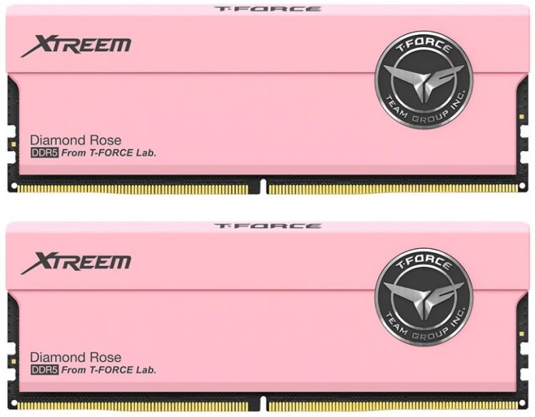 

Модуль памяти DDR5 32GB (2*16GB) Team Group FFPD532G7600HC36FDC01 T-Force Xtreem Pink PC5-60800 7600MHz CL36 1.4V, FFPD532G7600HC36FDC01