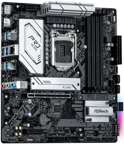 Материнская плата mATX ASRock H570M PRO4