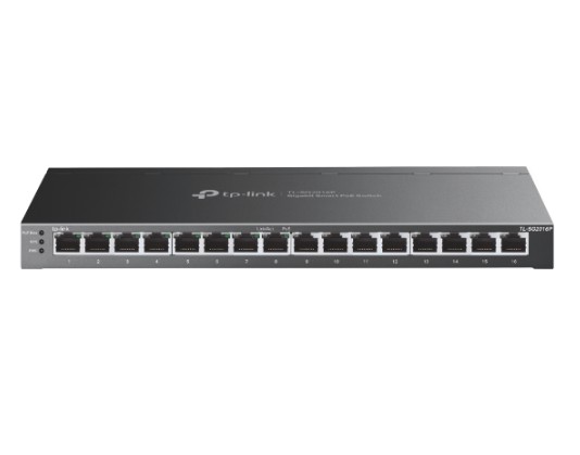 

Коммутатор управляемый TP-LINK SG2016P Smart Switch 8xGigabit PoE+, 802.3af/at, 120 W PoE Power, Desktop Steel Case, mada SDN Controller, Static Routi, SG2016P