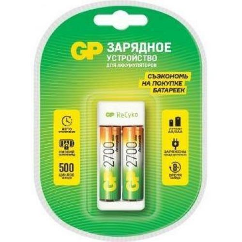 

Зарядное устройство GP E211/270AAHCCS-2CR1 2 шт. 2700мAч, E211/270AAHCCS-2CR1