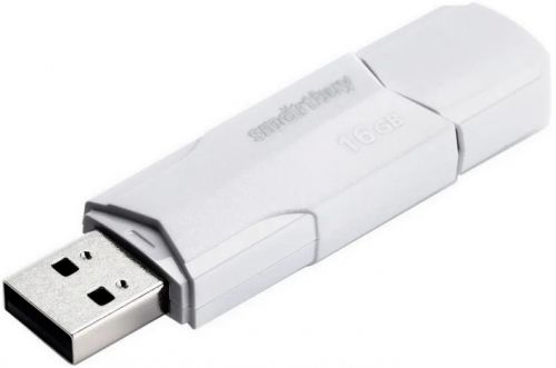 Накопитель USB 2.0 16GB SmartBuy SB16GBCLU-W