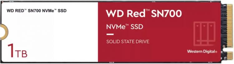 

Накопитель SSD M.2 2280 Western Digital WDS100T1R0C WD Red SN700 1TB PCIe Gen 3 x 4 3430/3000MB/s IOPS 515K/560K MTTF 1.75M, WDS100T1R0C