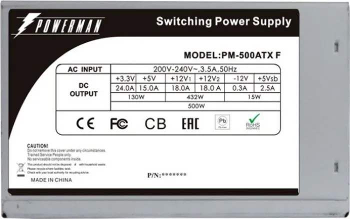 Powerman PM-500ATX-F