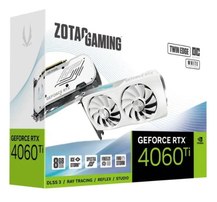 Zotac GeForce RTX 4060 Ti TWIN EDGE OC WHITE ED